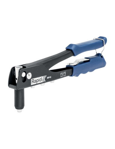 Rapid 5000523, Cleste pop nituri Hobby RP10 cu 4 capete nituire interschimbabile, 3.2/4.0/4.8mm