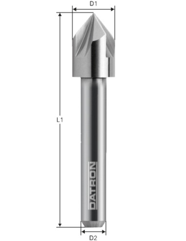 Freza tesire 4 caneluri, 6.0x6mm, 0068479A