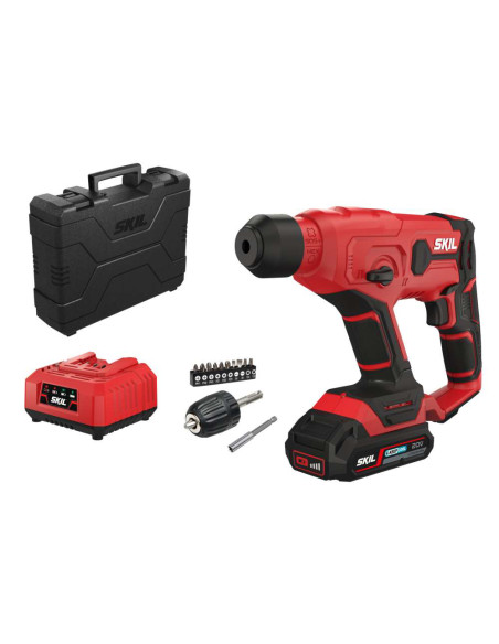 SKIL 3810 GB Rotopercutor cu acumulator RH1E3810GB, 3 in 1, SDS+, 1J, 0-900 rpm, 1x Accu 2.0Ah, + accesorii incarcator si geanta