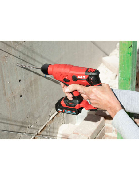 SKIL 3810 GB Rotopercutor cu acumulator RH1E3810GB, 3 in 1, SDS+, 1J, 0-900 rpm, 1x Accu 2.0Ah, + accesorii incarcator si geanta