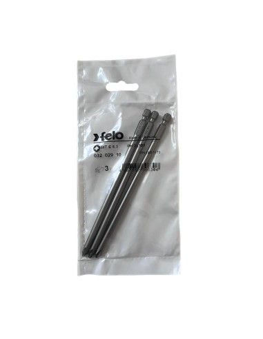 Set 3 biti Felo, seria Industrial profil Philips, E6.3, PH2, 150mm