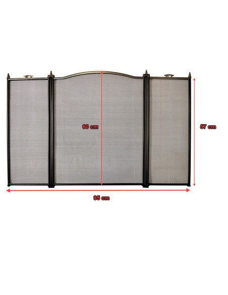 Panou protectie semineu, 60x95 cm, Antique
