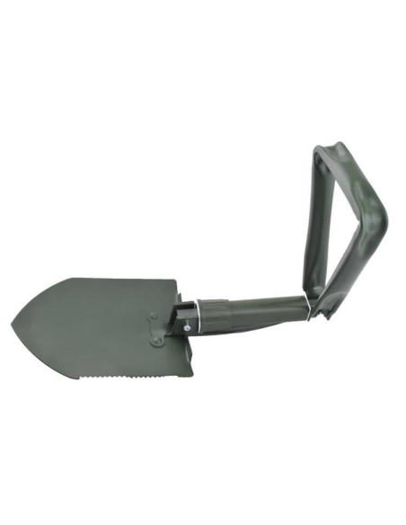 Lopata multifunctionala, pliabila, metalica, verde, 3 in 1, 15x21 cm, 58.5 cm, Isotrade
