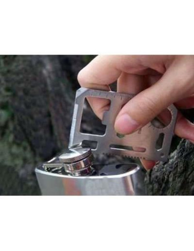 Kit turistic/supravietuire, cu trusa, set 7 piese, 13.5x8x3.5 cm, Isotrade