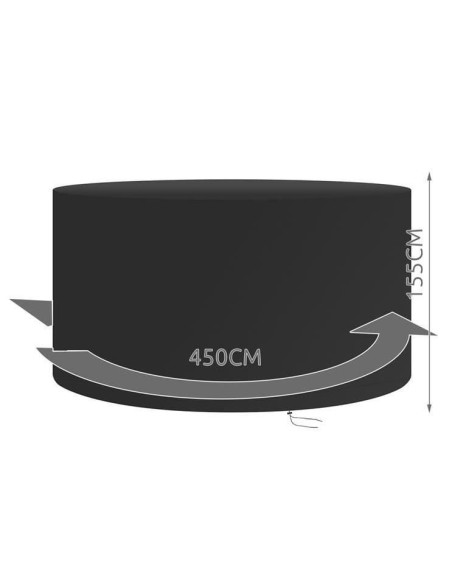 Husa impermeabila, pentru scaun leagan suspendat, 450x155 cm, Isotrade