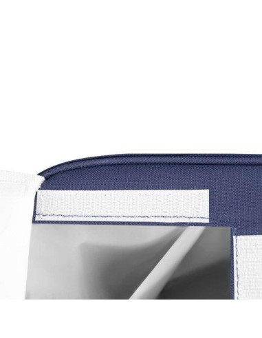 Geanta picnic, termoizolanta, impermeabila, cu maner, albastru, 35x23x35 cm, Isotrade