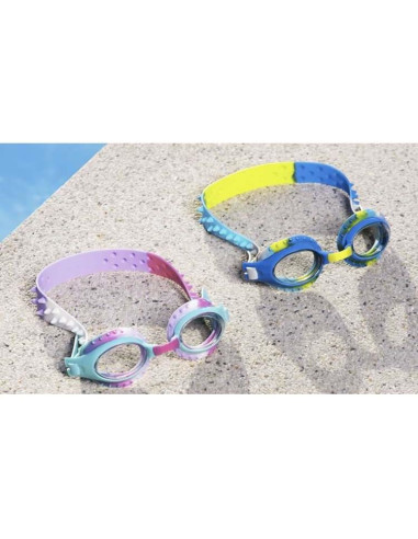 Ochelari inot, pentru copii, antiaburire, roz, curea 29-45 cm, Bestway