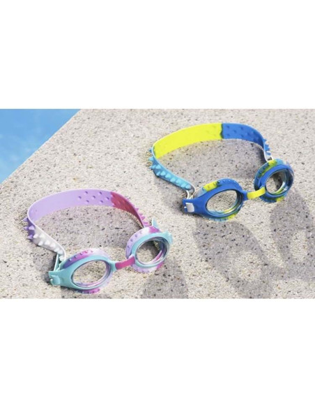 Ochelari inot, pentru copii, antiaburire, roz, curea 29-45 cm, Bestway