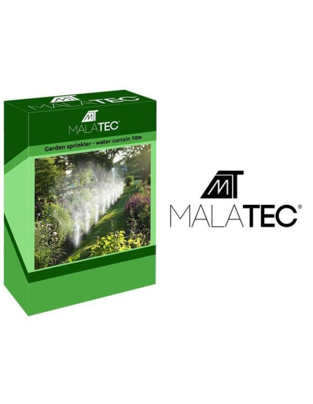 Sistem irigatii cu pulverizare, tip perdea, 11 duze, 115 piese, 10 m, Malatec