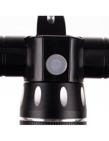 Set stop si far pentru bicicleta, 2xCREE LED XM-L T6, 3/7 moduri iluminare, aluminiu si plastic, incarcare USB, 7.5x8.5x9.5 cm, 