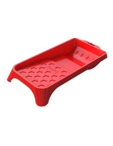 Tava pentru vopsea din plastic, 15x32 cm, rosie, BEOROL
