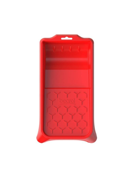 Tava pentru vopsea din plastic, 15x32 cm, rosie, BEOROL