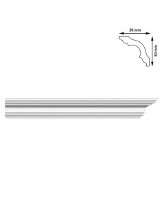 Set 62 buc. Bagheta colturi, 50x50 mm, 2 m