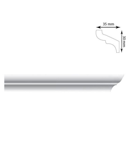 Set 112 buc. Bagheta colturi, 35x30 mm, 2 m