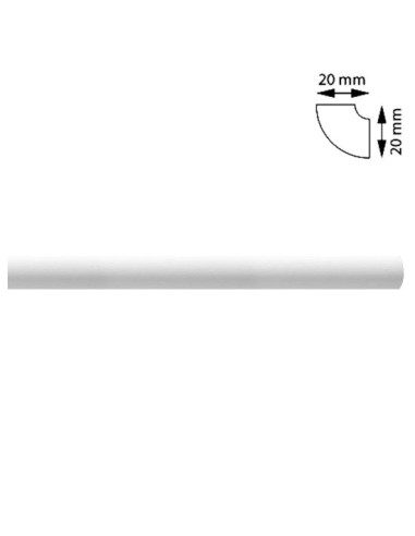 Bagheta colturi, 20x20 mm, 2 m