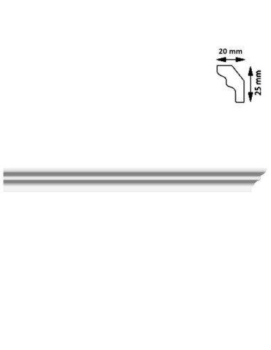 Set 80 buc. Bagheta colturi, 40x45 mm, 2 m