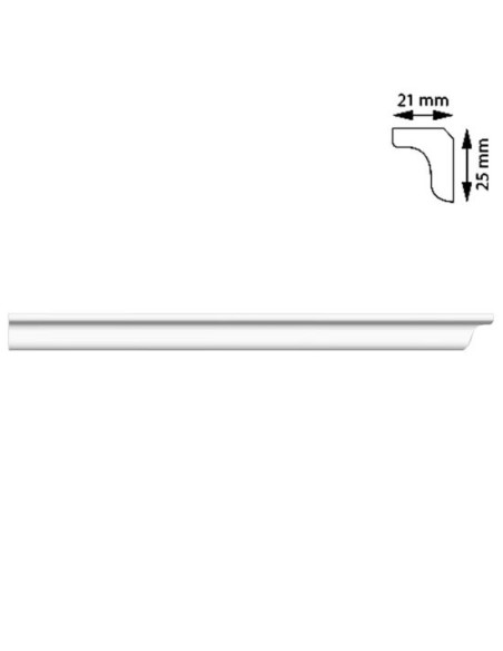 Bagheta colturi, 25x21 mm, 2 m