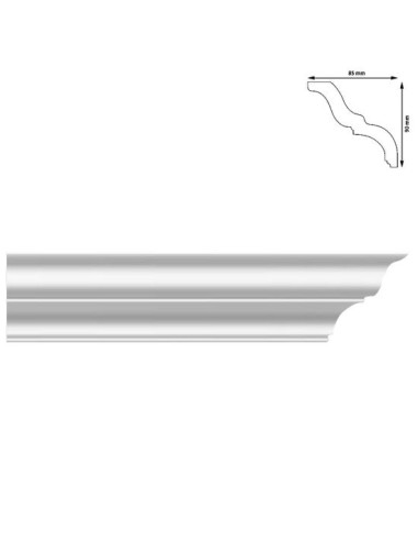 Bagheta colturi, 90x85 mm, 2 m