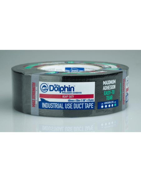 Banda industriala pentru reparatii, neagra, 48 mm x 50 m 