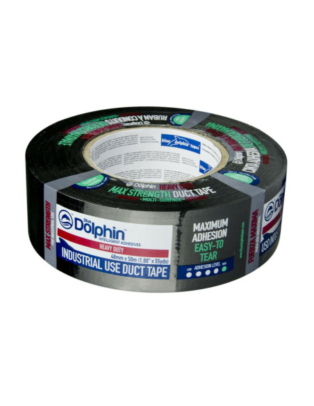 Banda industriala pentru reparatii, neagra, 48 mm x 50 m 