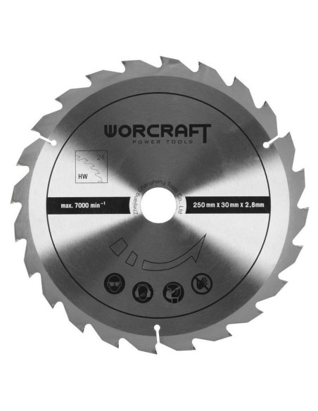Fierastrau circular cu masa, 2000 W, 250x30 mm, Worcraft