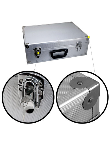 Geanta din aluminiu, cutie pentru scule 45x33x15cm