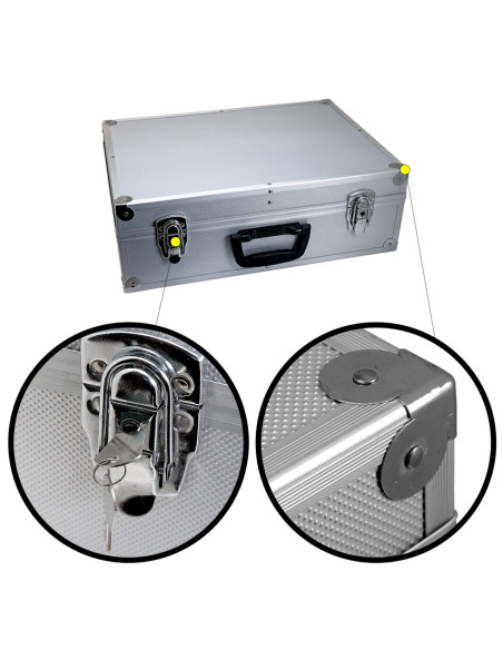 Geanta din aluminiu, cutie pentru scule 45x33x15cm