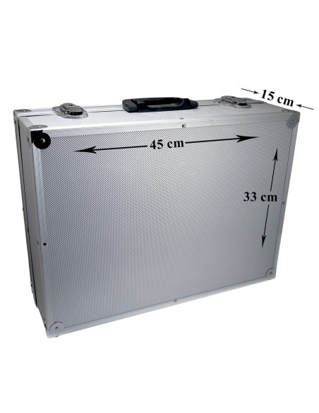 Geanta din aluminiu, cutie pentru scule 45x33x15cm