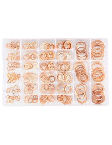 Set 300 saibe de cupru cu organizator, 5-28 mm, NEO