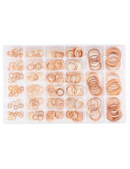 Set 300 saibe de cupru cu organizator, 5-28 mm, NEO