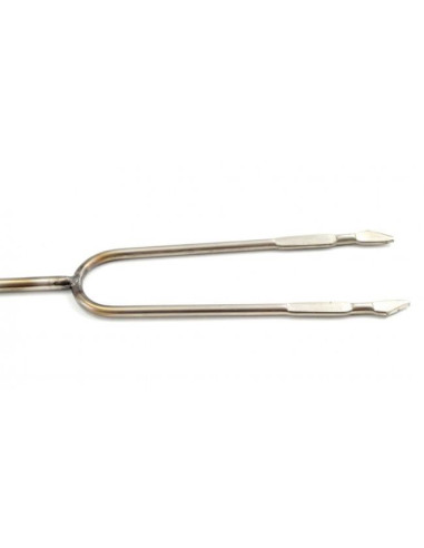 Ustensila pentru barbecue, grill, gratar, furculita lunga, maner lemn, 90 cm, Perfect Home