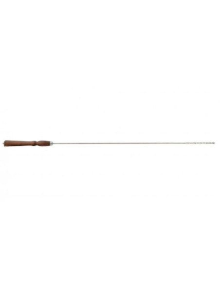 Tepuse frigarui, inox, maner lemn, 90 cm, Perfect Home 