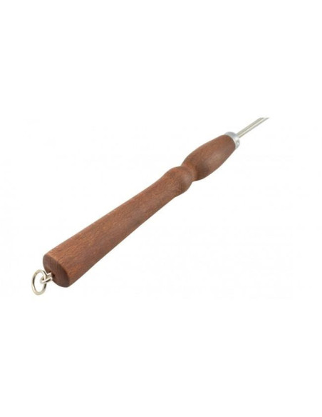 Tepuse frigarui, inox, maner lemn, 90 cm, Perfect Home 