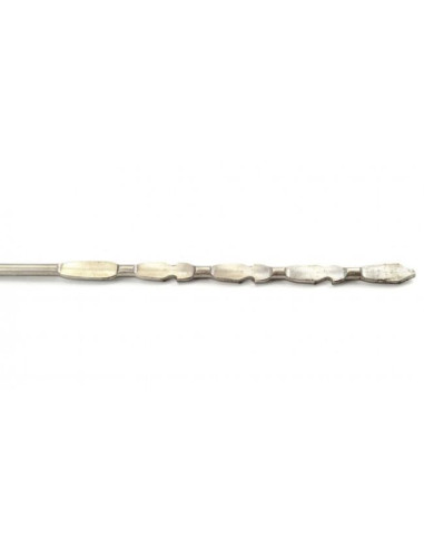 Tepuse frigarui, inox, maner lemn, 90 cm, Perfect Home 