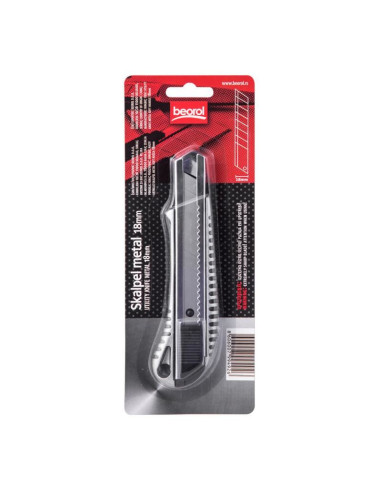 Cutter, 18 mm, aluminiu, Beorol