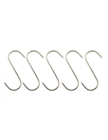 Set 5 carlige pentru sunca, inox, Perfect Home