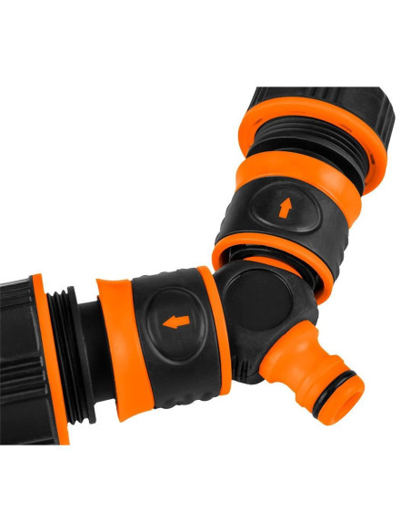 Adaptor cuplaj rapid, 3 directii, bimaterial, NEO