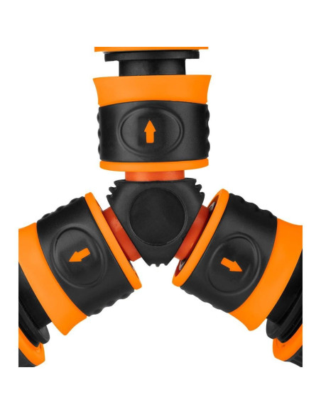 Adaptor cuplaj rapid, 3 directii, bimaterial, NEO
