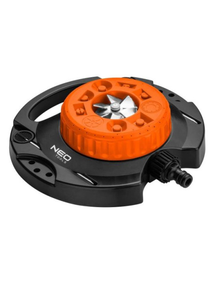 Aspersor circular gradina, 9 moduri de stropire, 95 mp, NEO