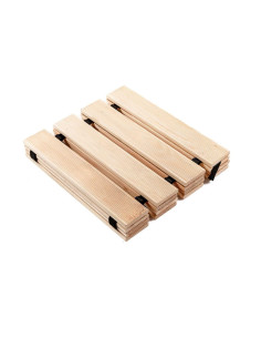 Poteca de gradina din lemn, natur, 30x200 cm 2