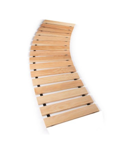 Poteca de gradina din lemn, natur, 30x600 cm