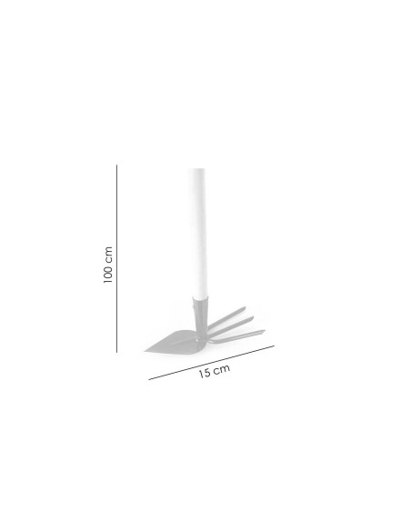 Sapaliga, ascutita, cu coada lemn, 3 dinti, 100 cm
