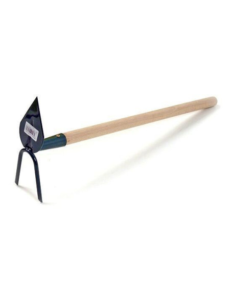 Sapaliga, ascutita, cu coada lemn, 2 dinti, 100 cm