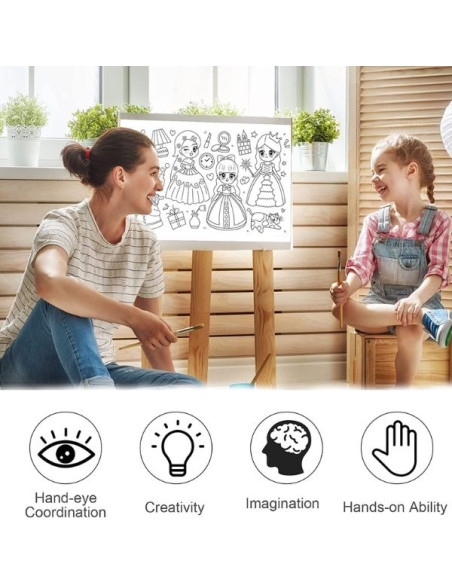 Rola hartie auto-adeziva si decupabila pentru desenat si colorat, 3m x 30 cm, Model cu printese