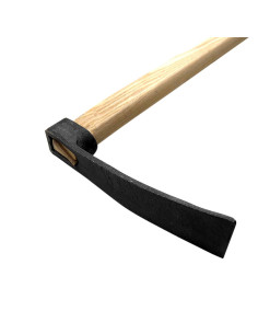 Sapa forjata munte, plata, cu coada lemn, 750 g, 24x7 cm, 120 cm  2