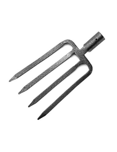 Furca pentru sapat, 4 dinti lati, fier, 25 cm, Strend Pro