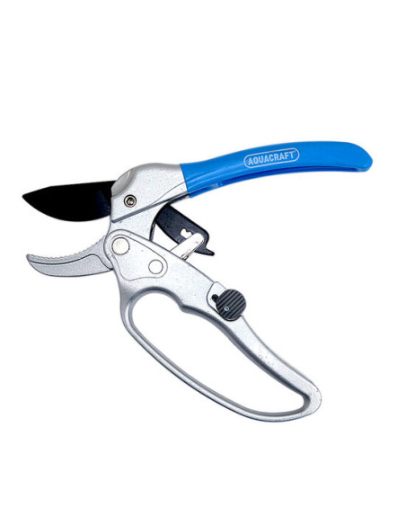 Foarfeca gradina, tip nicovala, cu clichet, pentru vita de vie, pomi, trandafiri, 12 cm, Aquacraft