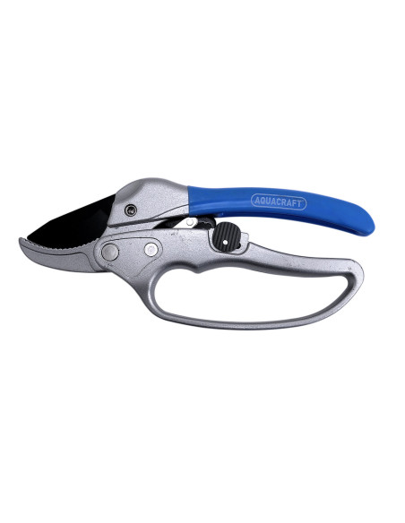 Foarfeca gradina, tip nicovala, cu clichet, pentru vita de vie, pomi, trandafiri, 12 cm, Aquacraft