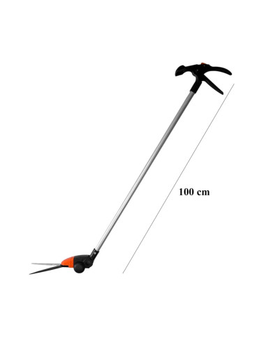 Foarfeca iarba, gazon, rotativa, 90 grade, cu maner, 100 cm, Strend Pro