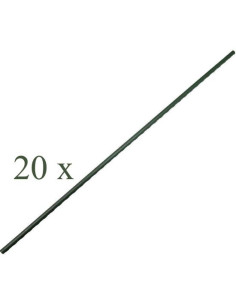 Suport/arac pentru plante, rosii, metal + PVC, verde, set 20 buc, 1.6x180 cm, Strend Pro